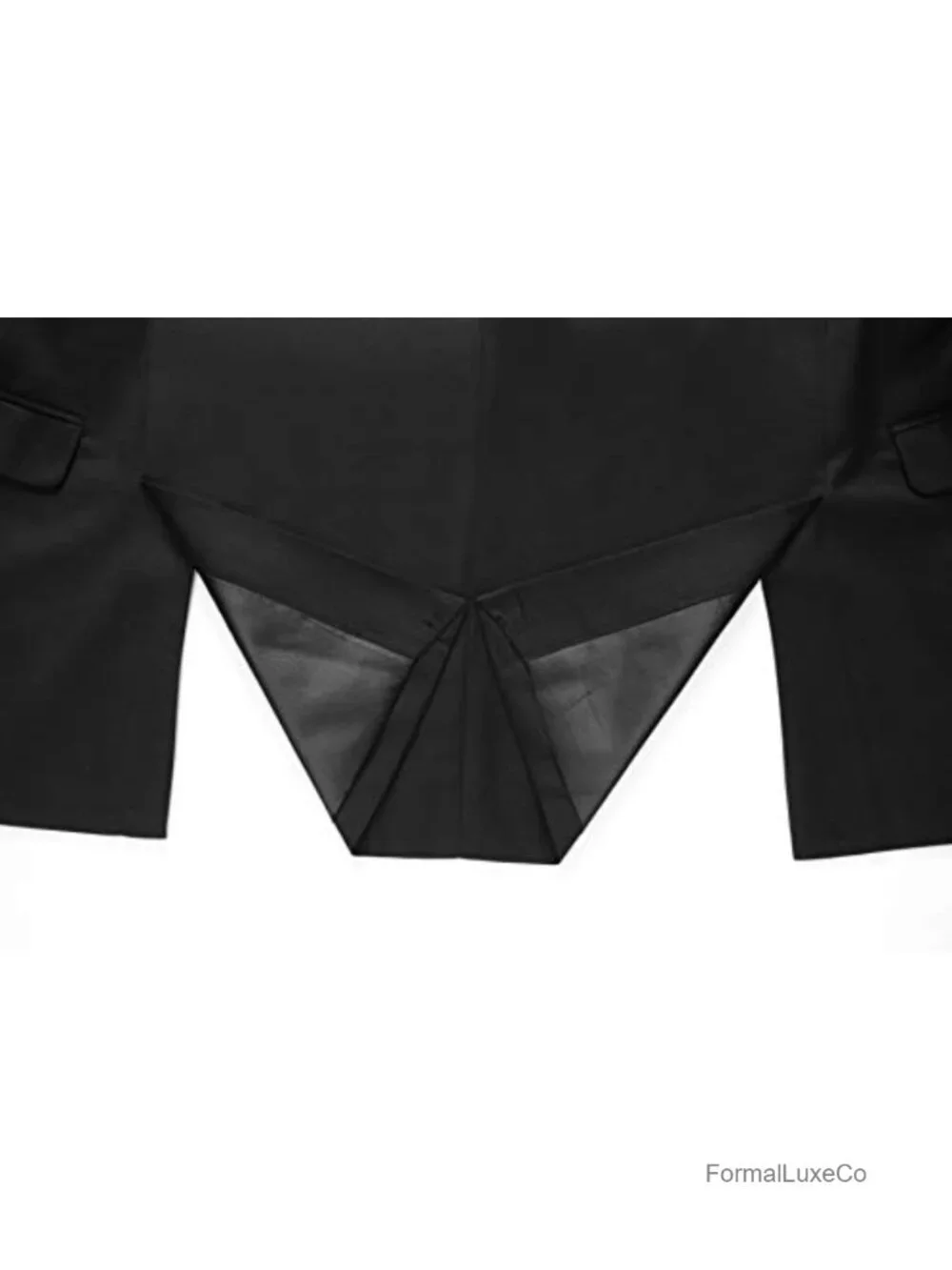 2 Piece Slim Fit Double Breasted Suit with Tuxedo Pants